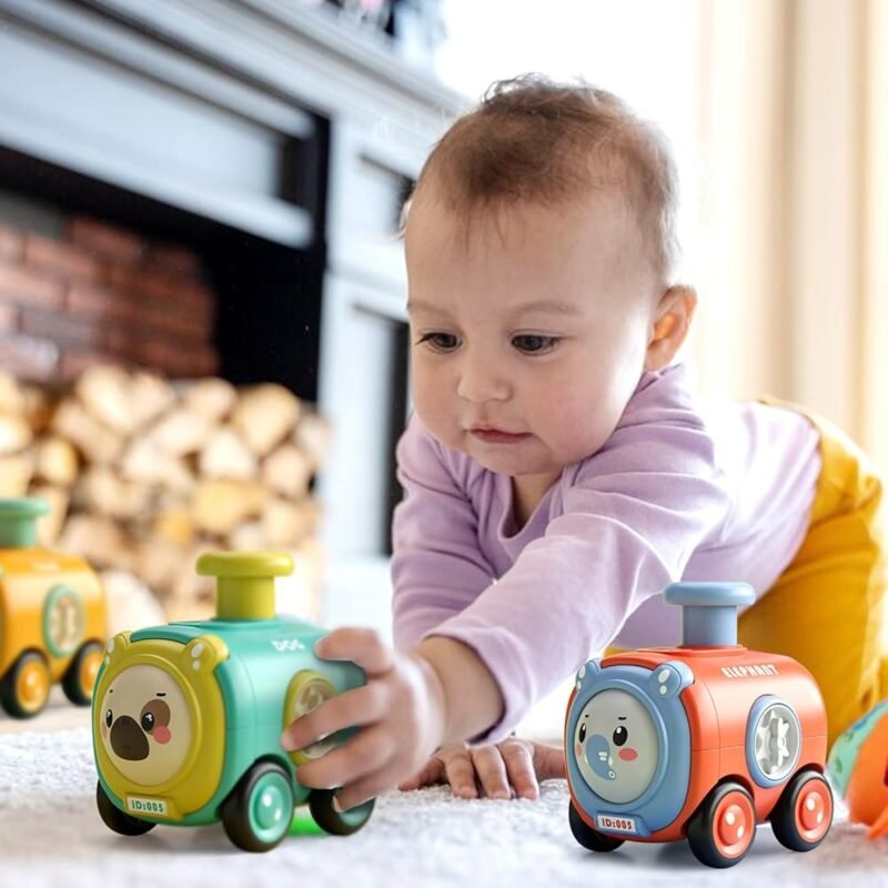 KANG DI LA Coches de Juguete de Animales para Niños de 1 a 3 Años - Imagen 5