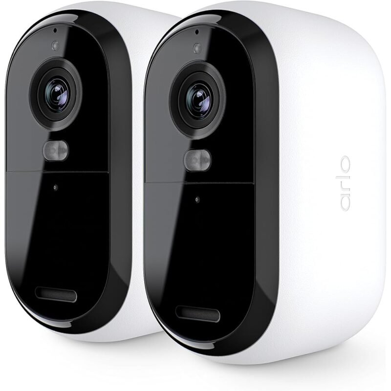 Arlo Cámara de seguridad Essential 2K para interiores y exteriores