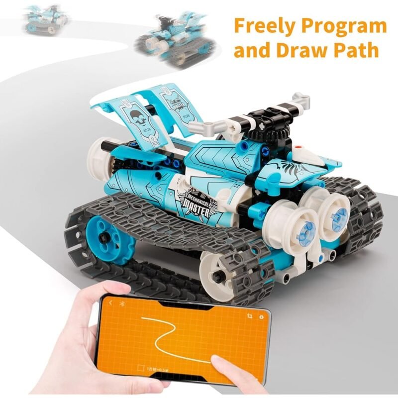 PREPOP Kit de construcción de robot de control remoto 3 en 1 para niños - Imagen 3