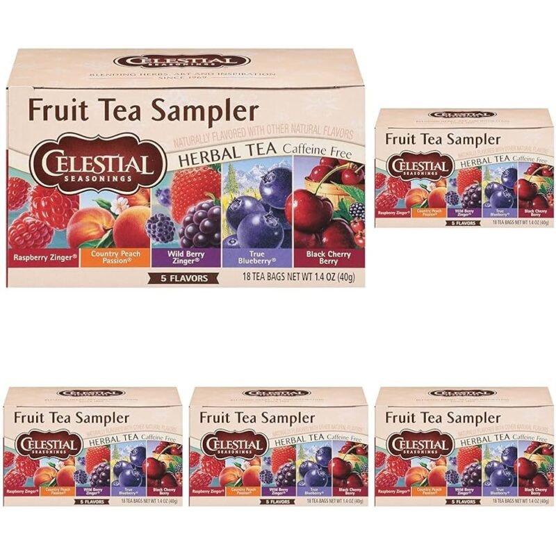 Celestial Seasonings Paquete Variado de Té de Frutas Sin Cafeína