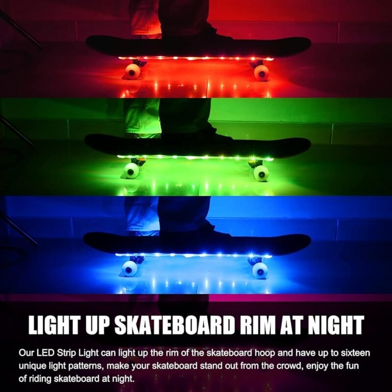 Eliteemo Luz LED para Patineta Control Remoto Impermeable y Brillante - Imagen 3