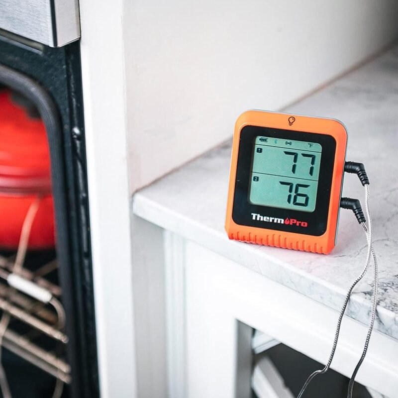 ThermoPro Termómetro Inalámbrico de Carne Bluetooth 650 Pies para Horno - Imagen 8