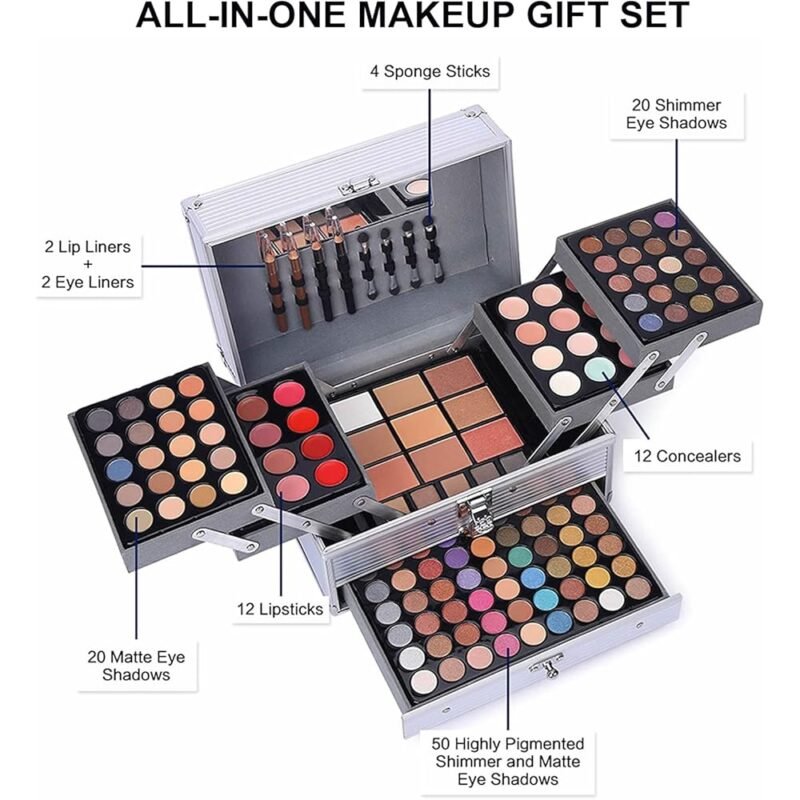 UNIFULL Kit completo de maquillaje de 132 colores todo en uno para mujer - Imagen 2