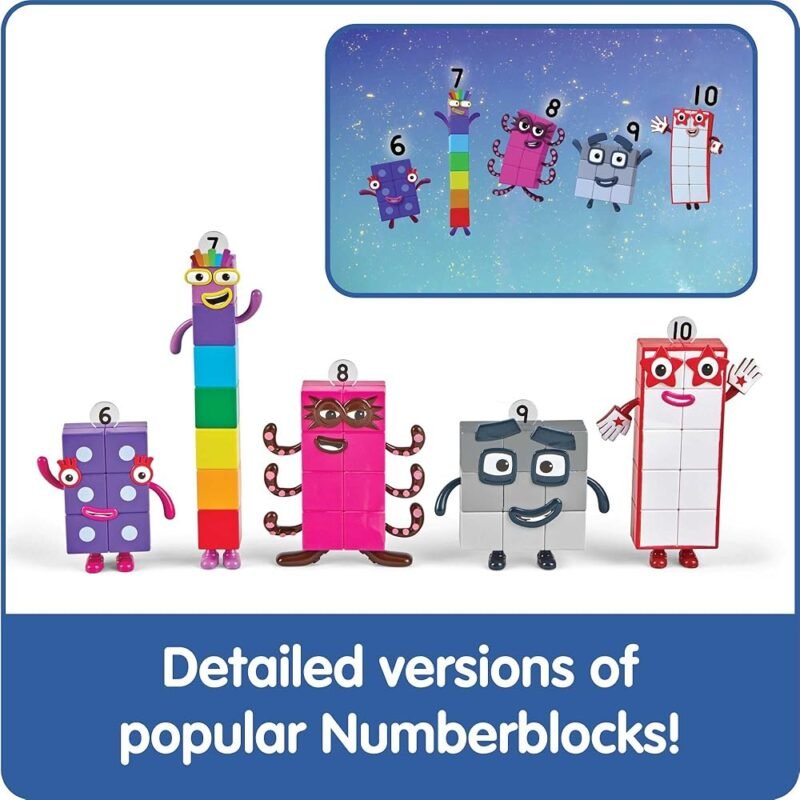 Hand2mind Numberblocks Friends Figuras de 6 a 10 para Niños - Imagen 3