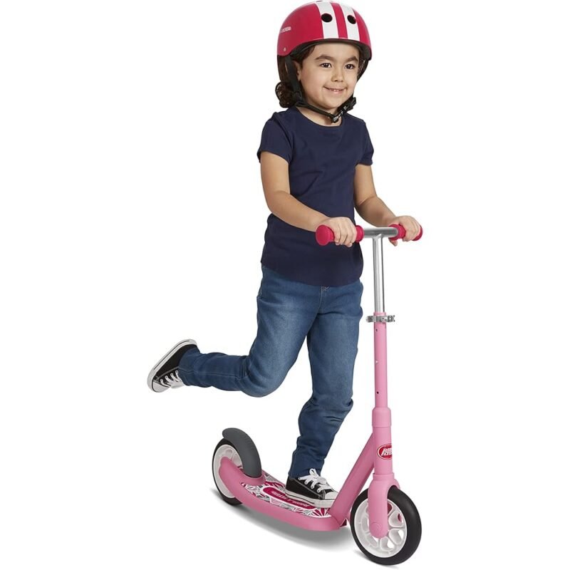 Radio Flyer Patinete Kick and Glide Rosa para Niños de 3 a 5 Años - Imagen 2