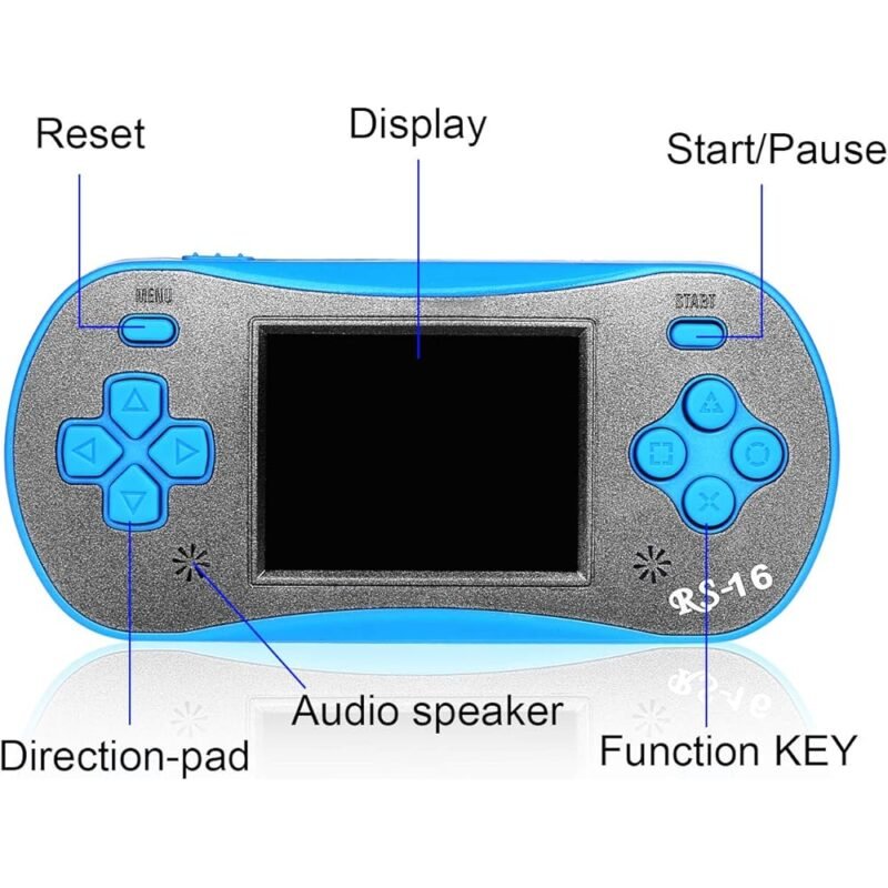 RS16 Videojuego Retro Portátil 260 Juegos Pantalla LCD 2.5 Pulgadas - Imagen 2