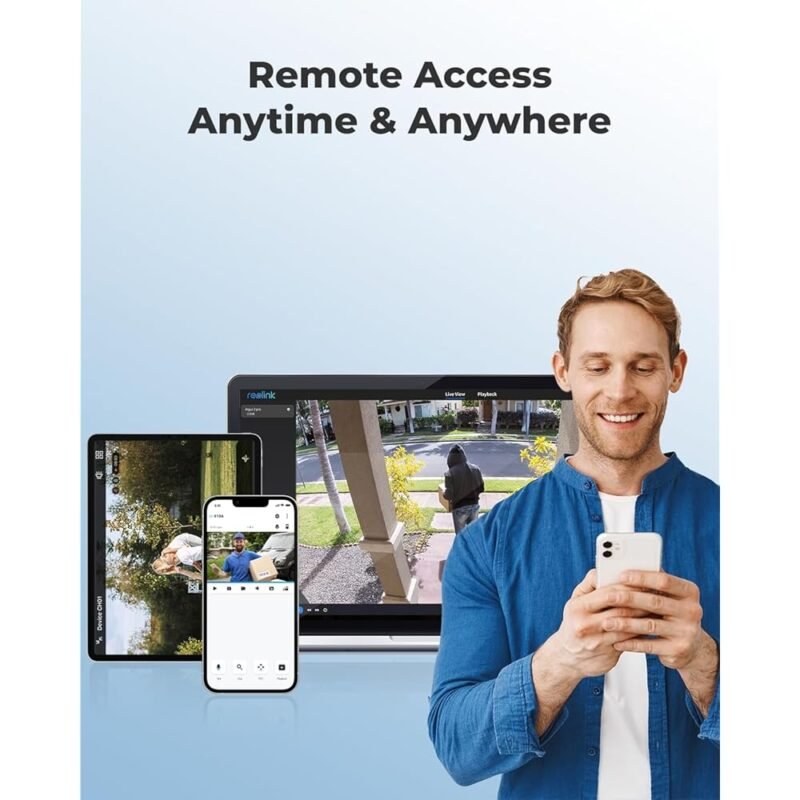 REOLINK Sistema de Cámara de Seguridad 4K para Exteriores con Detección Inteligente - Imagen 5