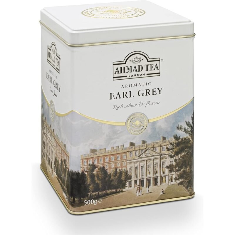 Ahmad Tea Earl Grey Té Aromático Suelto 17.6 Onzas Paquete de 2