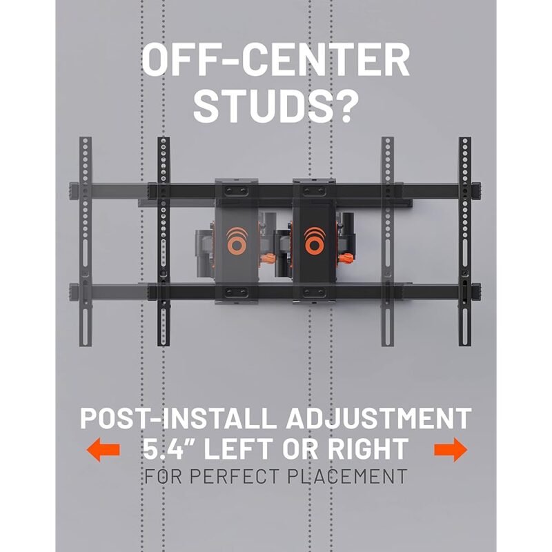 ECHOGEAR Soporte de pared articulado para televisores de hasta 82 pulgadas - Imagen 8