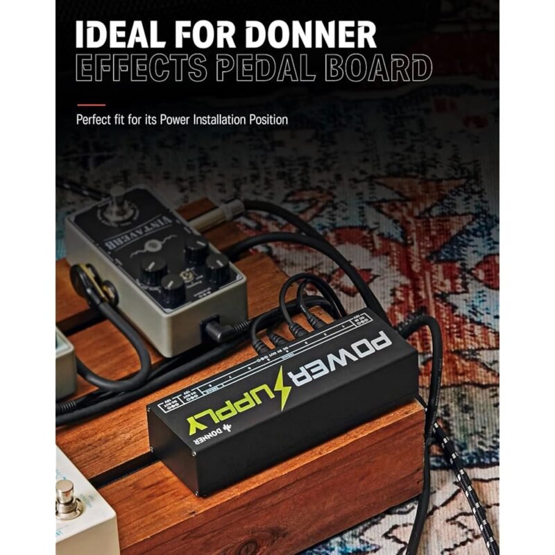 Donner DP-1 Pedal de Guitarra Fuente de Alimentación Aislada - Imagen 7