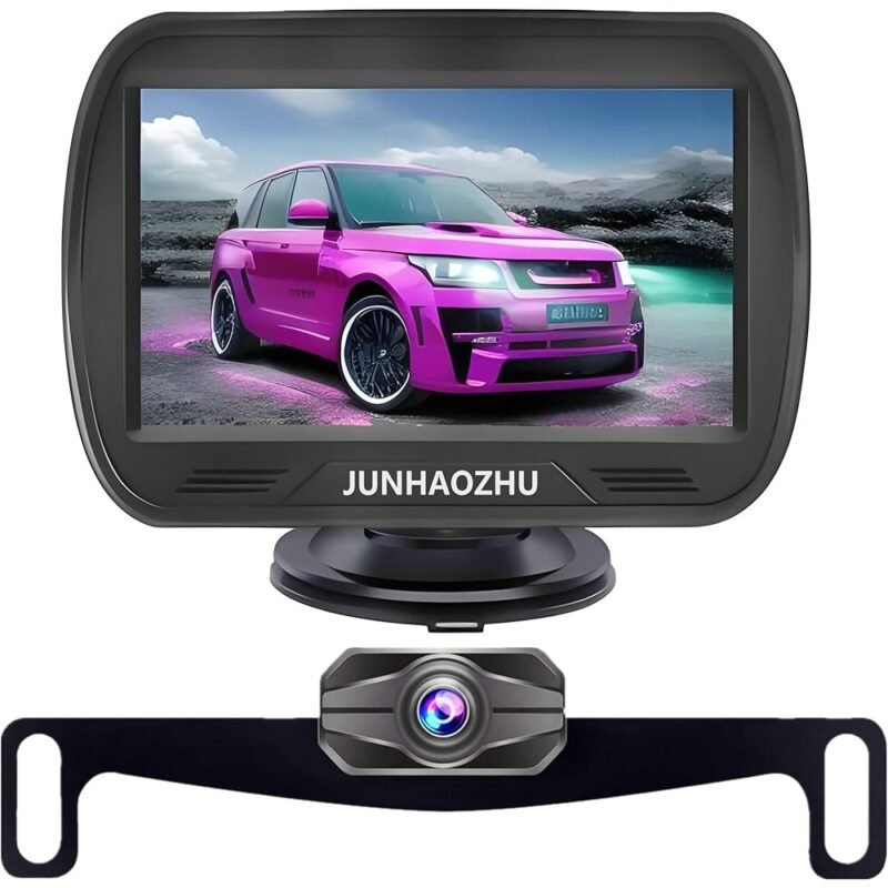 Cámara de Respaldo para Automóvil YIMU Monitor IPS 4.3 Pulgadas