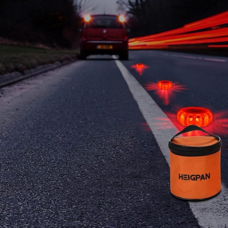 HEIGPAN GP903B Juego de luces LED recargable para emergencias en carretera - Imagen 6