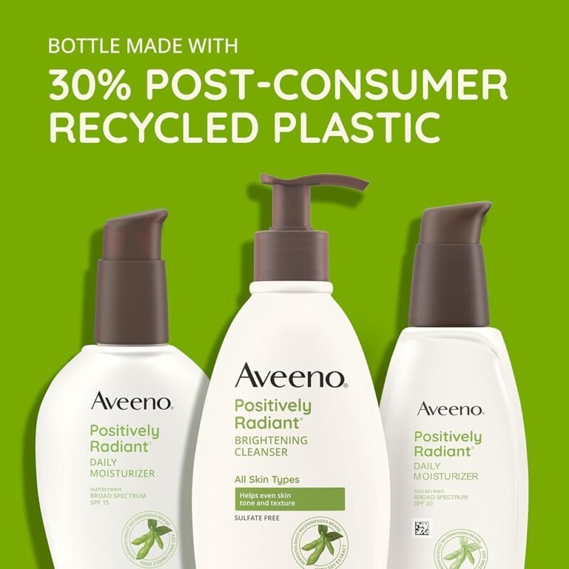 Aveeno Hidratante Facial Positivamente Radiante con Protector Solar SPF 30 - Imagen 4