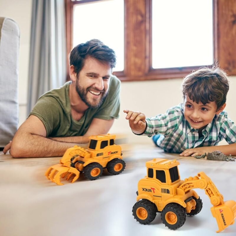 Juguetes de Construcción para Niños Excavadora Camiones y Vehículos - Imagen 5