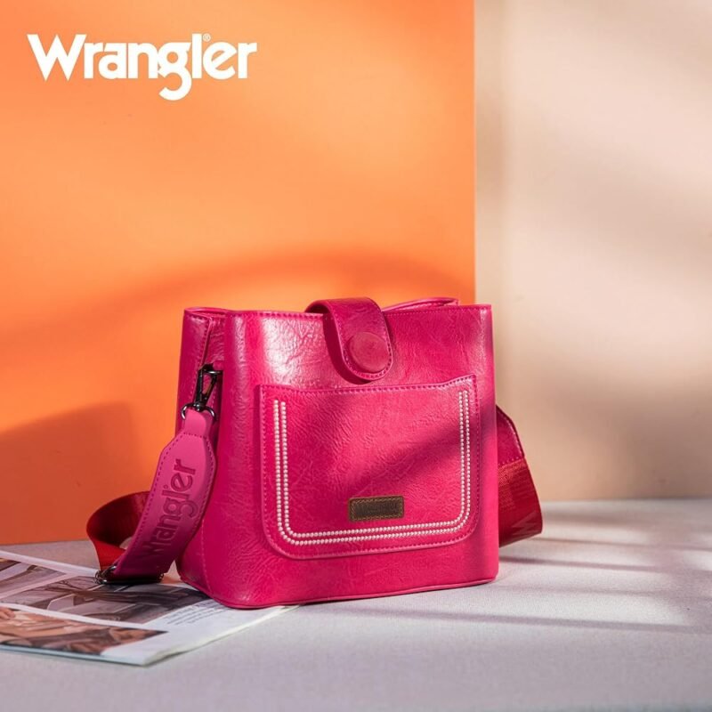 WRANGLER Bolsos Cruzados para Mujer Bolso de Mano y Hombro - Imagen 6