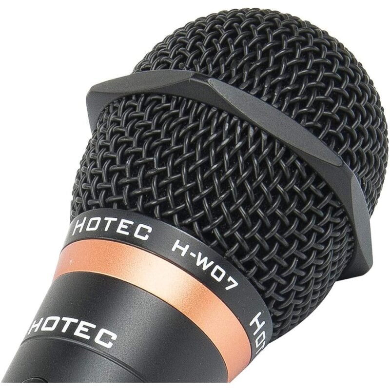 HOTEC Micrófono de Mano Dinámico Vocal Premium con Cable XLR de 19 Pies - Imagen 9