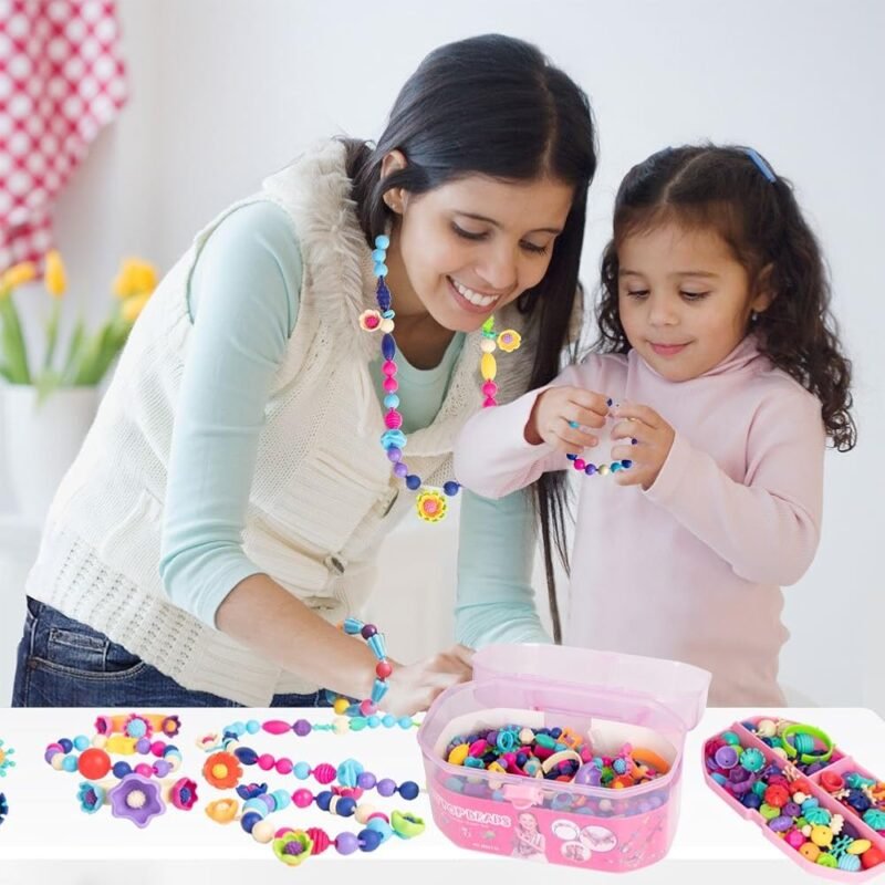 BIRANCO Pop Beads kit de fabricación de joyas para niñas de 3 a 7 años - Imagen 7