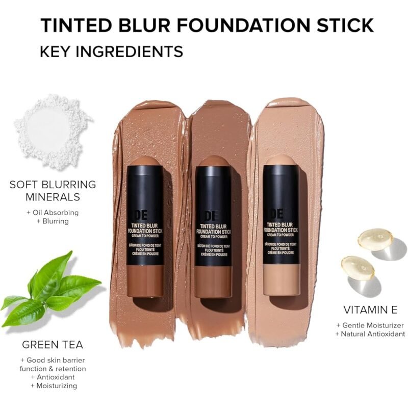 Nudestix Nudies Tinted Blur Base de Maquillaje en Polvo Crema Mate - Imagen 4