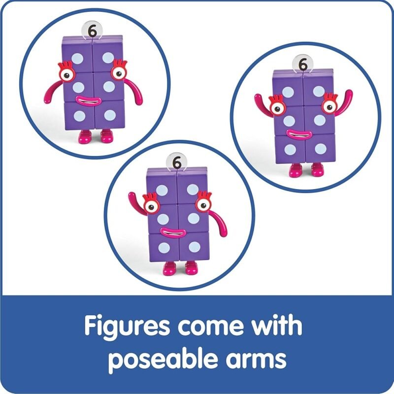 Hand2mind Numberblocks Friends Figuras de 6 a 10 para Niños - Imagen 5