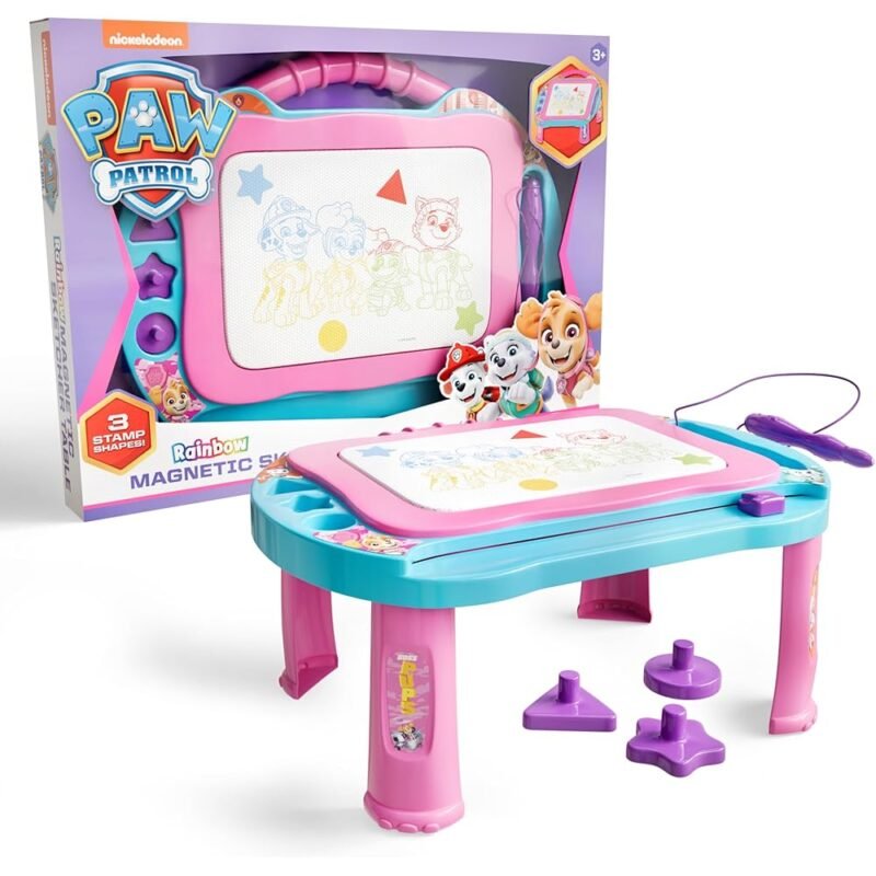 Paw Patrol Tablero Magnético de Dibujo Rosa para Niños