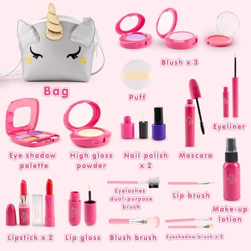 Kit de Maquillaje BTEC para Niñas Juego de Simulación de 20 Piezas - Imagen 5