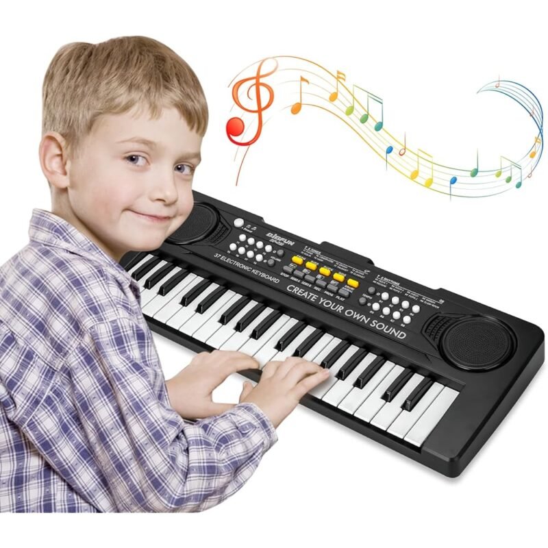 TOQIBO Teclado de Piano Electrónico para Niños de 37 Teclas - Imagen 8