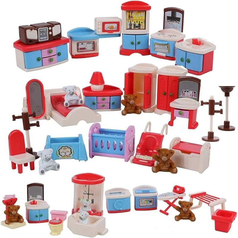 Beverly Hills Doll Collection Juego de Muebles y Accesorios para Casa de Muñecas - Imagen 3