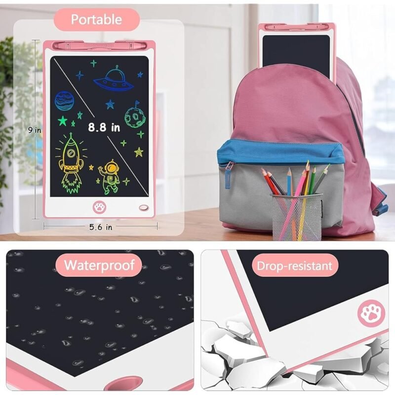 Hockvill Tableta de Escritura LCD para Niños de 8.8 Pulgadas - Imagen 6