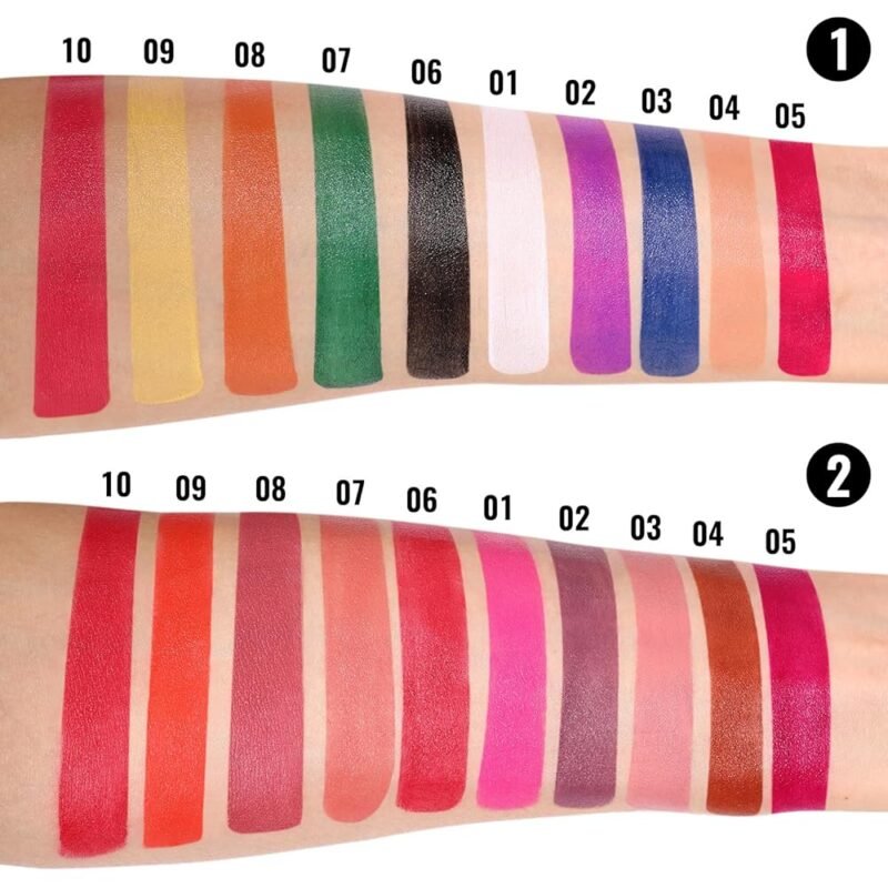 BOBISUKA Paleta de colores de labios crema para looks atrevidos - Imagen 5