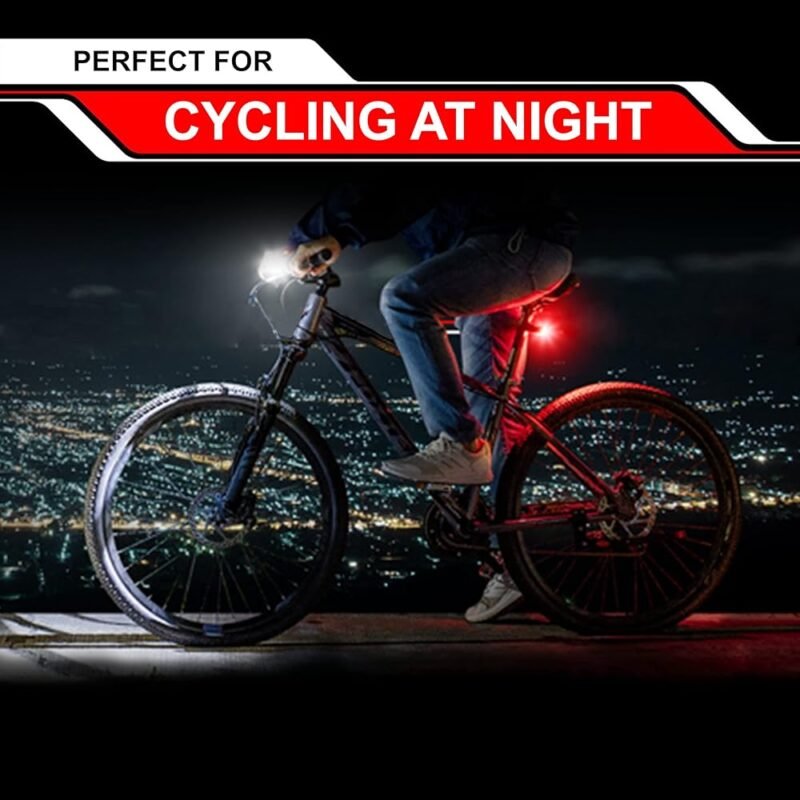 GearLight Juego de Luces Recargables para Bicicleta S400 Faro y Luz Trasera - Imagen 8