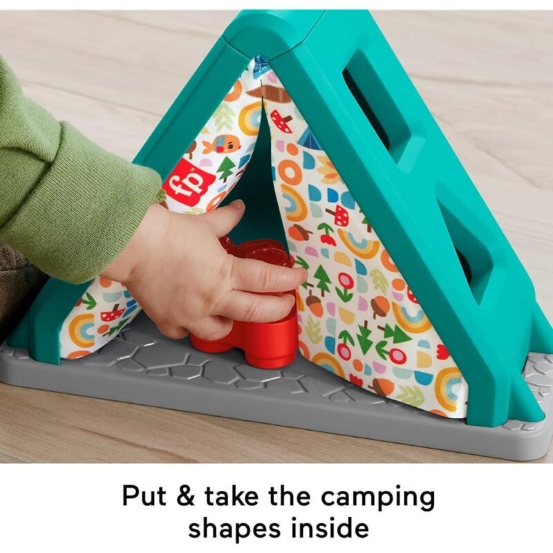 Fisher-Price Juguete de Desarrollo S'More Shapes Camping Tent para Bebés - Imagen 4