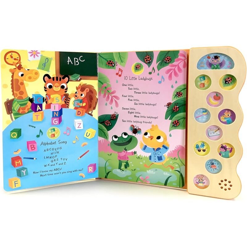 ABC & 123 Learning Songs Libro Interactivo de Canciones para Niños - Imagen 2