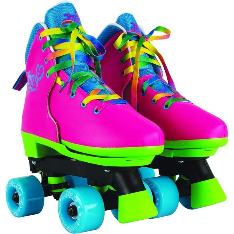 Circle Society Patines Clásicos Ajustables JoJo Siwa para Niños Rainbow