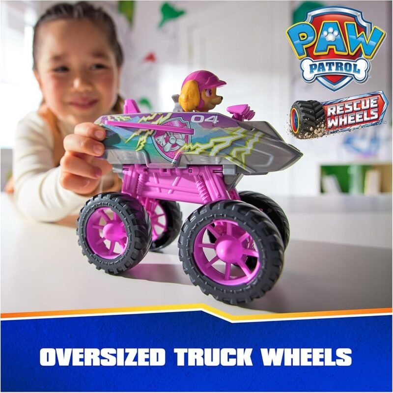 Paw Patrol Rescue Wheels Skye's Jet Camión de Juguete Transformable - Imagen 2