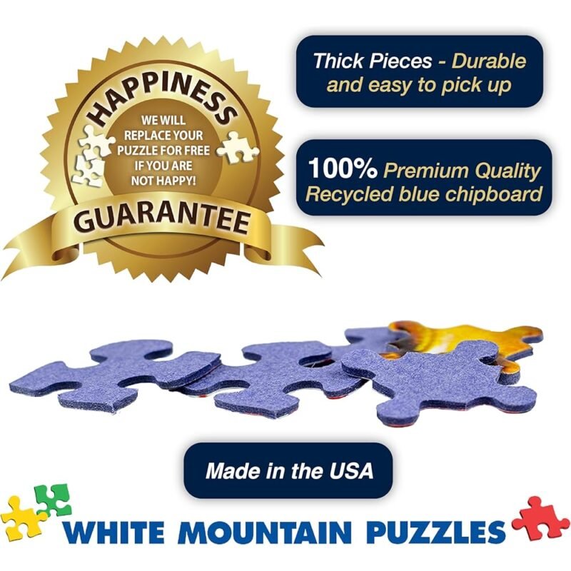 White Mountain Rompecabezas de 1000 Piezas para Adultos y Familia - Imagen 6