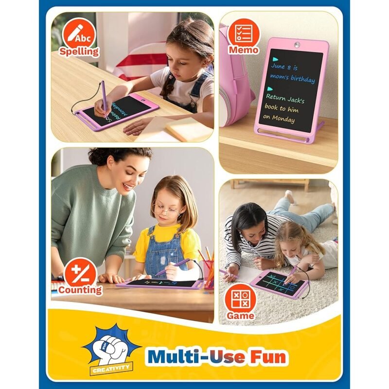 TEKFUN Tableta de Escritura LCD 8.5 Pulgadas para Niños y Niñas - Imagen 7