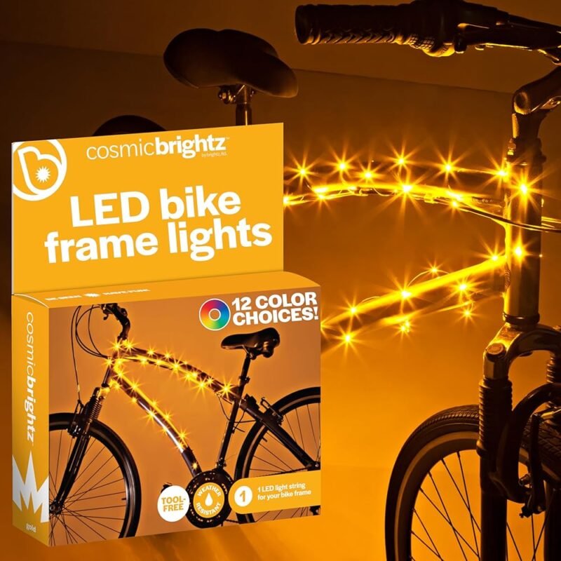 Brightz CosmicBrightz Cuerda de luz LED para bicicleta 6.5 pies