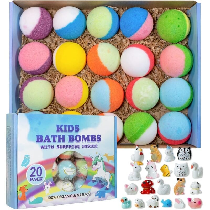 Set de Regalo de Bomba de Baño con Juguetes Sorpresa para Niños