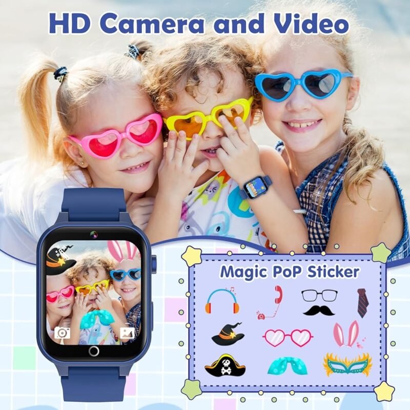 Reloj Inteligente para Niños Luyiilo con Juegos y Cámara HD - Imagen 3