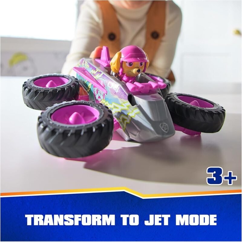 Paw Patrol Rescue Wheels Skye's Jet Camión de Juguete Transformable - Imagen 3