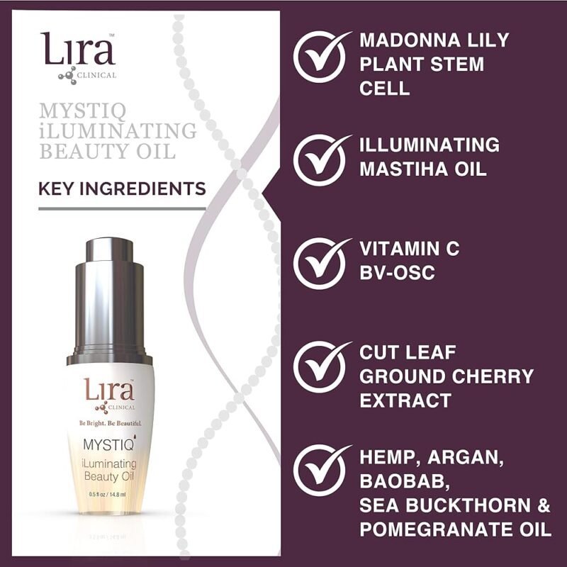 Lira Clinical Aceite de Belleza Iluminante MYSTIQ 30ml - Imagen 6