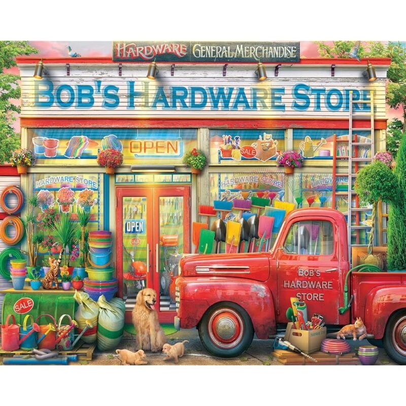 White Mountain Puzzles Bob's Hardware Store rompecabezas de 1000 piezas