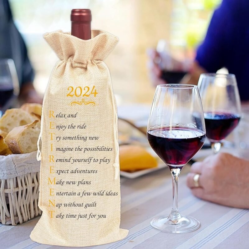 Bolsa de Vino para Regalos de Jubilación 2024 Elegante y Práctica - Imagen 5