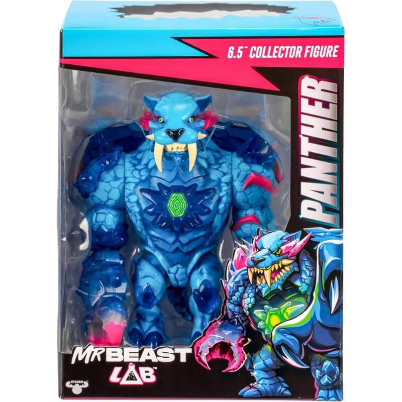 MrBeast Lab Apex Beast Panther Figura de Coleccionista 6.25 Pulgadas - Imagen 3