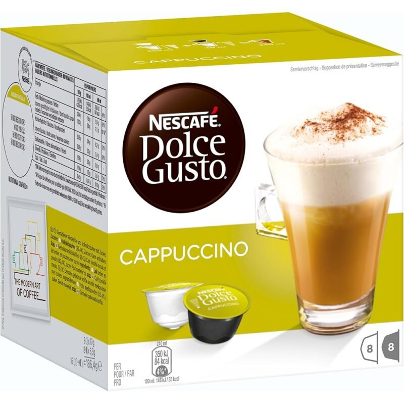 NESCAFE Dolce Gusto Cappuccino 3x16 Gorras de Café - Imagen 3