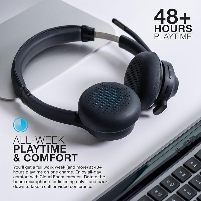 JLab Go Work Gen 2 Auriculares Inalámbricos con Micrófono y Conexión Multipunto - Imagen 5