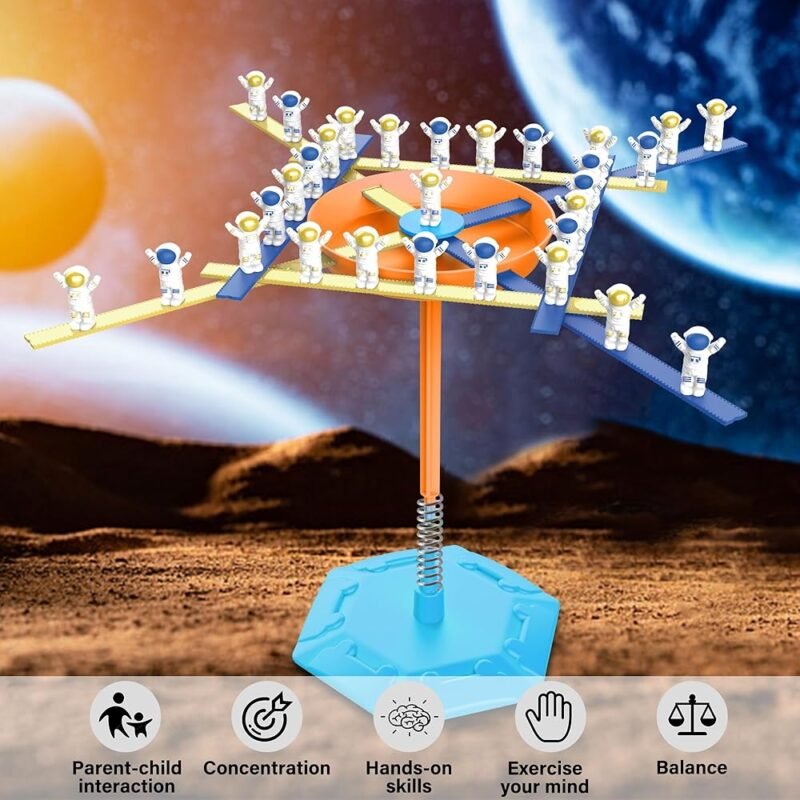 DR.DUDU Juego de mesa de equilibrio de astronautas para niños y adultos - Imagen 3