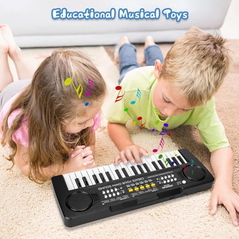 TOQIBO Teclado de Piano Electrónico para Niños de 37 Teclas - Imagen 3