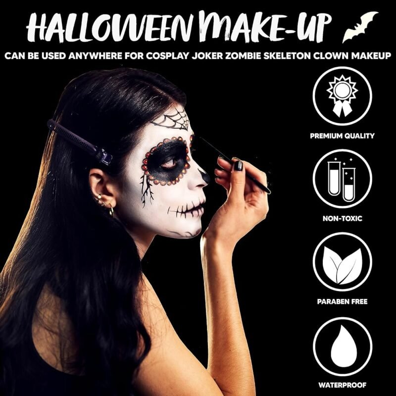 Spooktacular Creations Juego de Maquillaje Familiar de Halloween 26 Piezas - Imagen 3