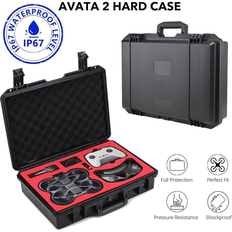 Avata 2 Estuche Rígido Impermeable para DJI Avata 2 Fly More Combo - Imagen 5